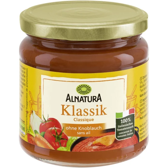 Bio Tomatensauce Klassik 350ML 1 Bio Tomatensauce Klassik 350ML