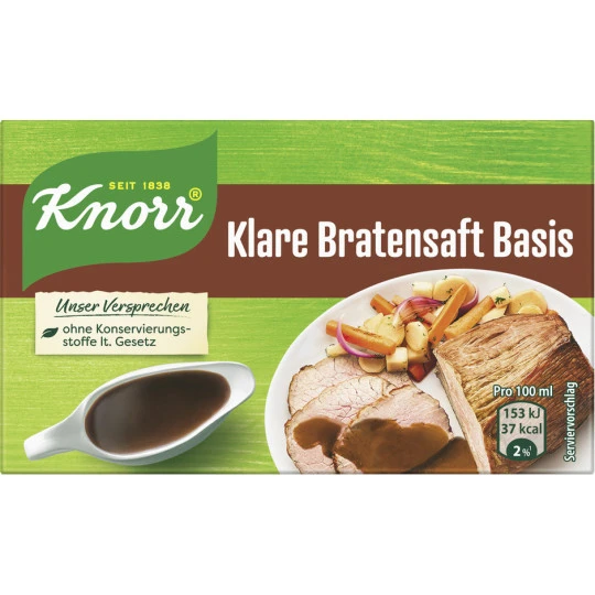 Knorr Klare Bratensaft Basis 80G 1 Knorr Klare Bratensaft Basis 80G