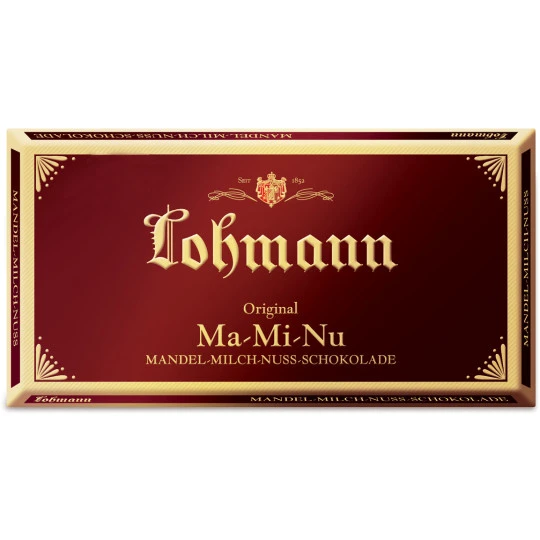 Mandel-Milch-Nuss-Schokolade 100G 1 Mandel-Milch-Nuss-Schokolade 100G