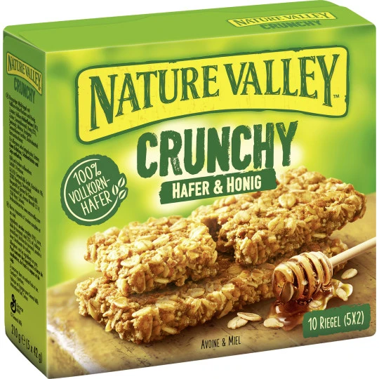 Nature Valley Crunchy Hafer & Honig Riegel 10ST 210G 1 Nature Valley Crunchy Hafer & Honig Riegel 10ST 210G