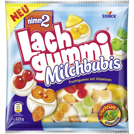 Lachgummi Milchbubi 225G 1 Lachgummi Milchbubi 225G