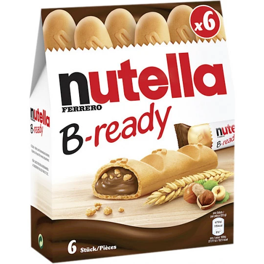 Nutella B-Ready 6ST 132G 1 Nutella B-Ready 6ST 132G