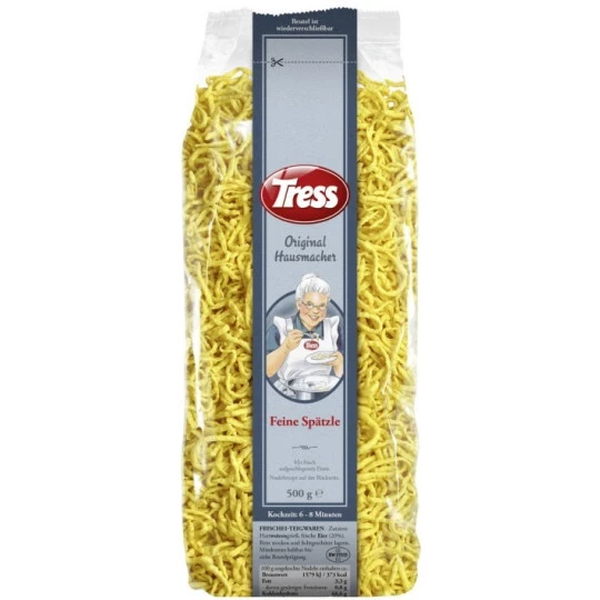 Original Hausmacher Feine Spätzle 500G 1 Original Hausmacher Feine Spätzle 500G
